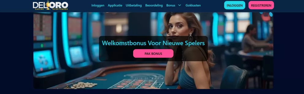 Del Oro Casino – Pak je welkomstbonus van 150% tot €1500 en speel vandaag nog